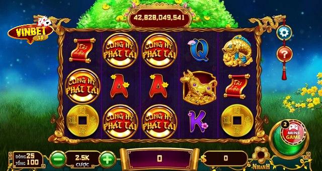 Giao diện game Cung Hỷ Phát Tài Vinbet