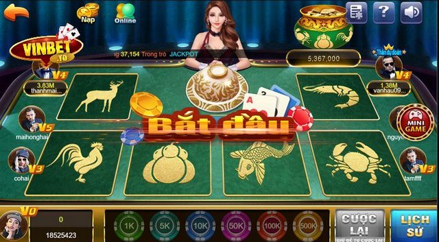 Hướng dẫn cách chơi bầu cua Vinbet