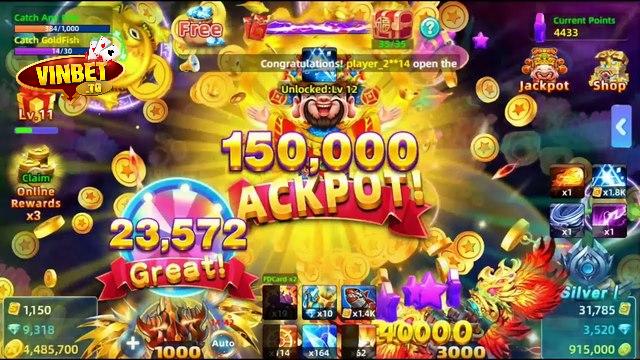 Nổ hũ Jackpot bắn cá tại Vinbet