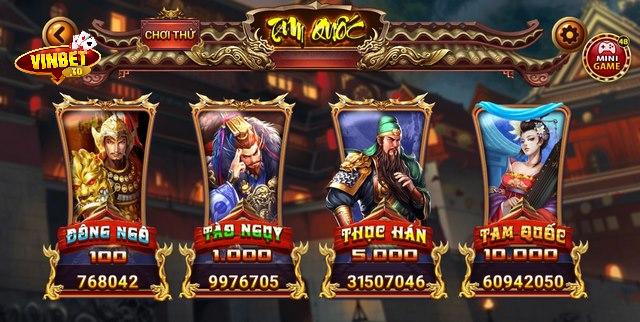Slots game Tam Quốc Diễn Nghĩa Vinbet