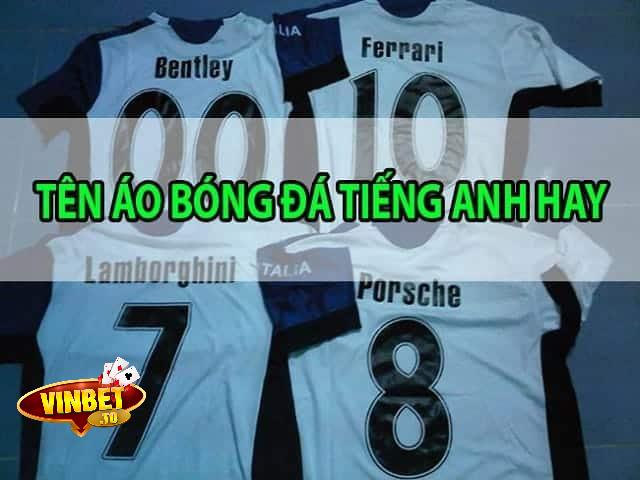 đặt tên áo bằng tiếng anh cho nam