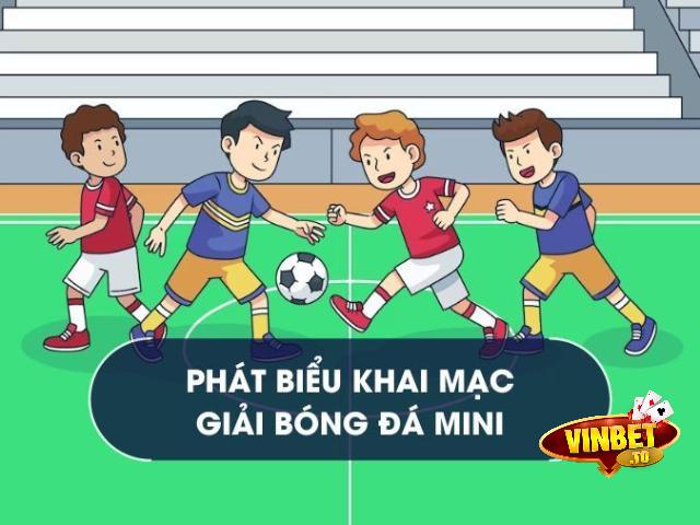 phát biểu khai mạc bóng đá tiểu học